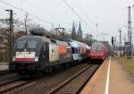 182 534 / ES 64 U2-034 mit dem HKX1803 in K�ln Messe/Deutz am 23.03.2013