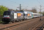 182 536 / ES 64 U2-034 am HKX1805 in K�ln Stammheim am 24.04.2013
