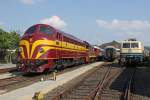 Die CFL 1604 und 184 003-2 nach der Lokparade im DB Museum Koblenz L�tzel am 21,05,11
