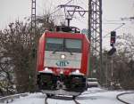 185 650-9 der ITL kurz vor der K�lner S�dbr�cke am 27.12.2010