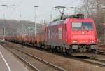185 588-1 der HGK in K�ln West am 12.02.2011