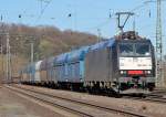 185 554-3 der MRCE/CFL Cargo mit PKP Cargo Falswagen in K�ln West am 19.03.2011