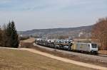PCT 185 681 mit ARS -Wagen unterwegs nach M�nchen.