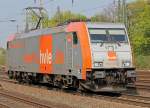 185 583-2 der HVLE Lz in K�ln West am 08.04.2011