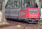185 631-9 der HGK mit Sonderzug in K�ln Hbf am 23.05.2011