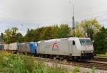 185 537-8 + 185 513-9, TX Logistik, aufgenommen am 29.09.12, in A�ling.
