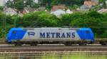 185 511-3, Metrans, aufgenommen am 07.06.13, in Treuchtlingen.