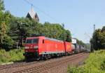 185 090-8 bei Bonn Oberkassel am 07.07.2013 ; Gru� an den Tf !