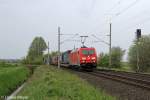 Die 185 324-8 bei Quarnstedt am 12.05.2013