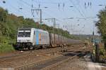 Die 185 697-0 in Duisburg Hochfeld-S�d am 01.10.2013