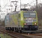 185 152-6 kommt Lz nach Gremberg Gbf am 02.04.2010