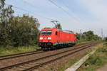 185 373 bei der R�ckfahrt aus dem Hamburger Hafen am 30.