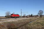 185 147 unterwegs zum n�chsten Einsatz.