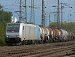 185 684-8 von RAILPOOL in Gremberg am 05.10.2010, gru� an den Tf.