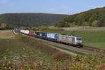 185 531 von  TX Logistik  mit einem  KLV  aus Gem�nden kommend am 12.