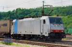 186 109-5, Railpool, aufgenommen am 29.06.10, bei der Durchfahrt durch Treuchtlingen.
