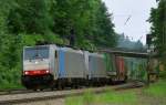 186 106-1 + 186 ...., aufgenommen am 01.06.10, bei der Durchfahrt durch A�ling.