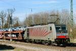 186 283-8, Railpool, RTC, aufgenommen am 02.04.12 in A�ling.