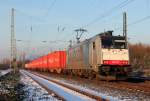 Railpool / RTC 186 103 in Unkel am 08.12.2012, Gru� an den Tf !