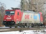 186 129-3 der OHE aufgenommen in Gremberg am 31.01.2010