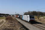 186 287 mit einem  KLV  aus M�nchen kommend am 25.
