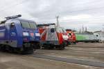 Die 152 134-3 , 189 065-6 , 185 142-7 und 185 389-4 beim BW Fest Osnabr�ck am 18,09,10