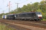 Die ES 64 F4-290 (189 290) , ES 64 F4-106 (189 106) und WLB ES 64 U2-064 in Gremberg am 04,10,10