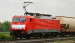 189 044-1, aufgenommen am 13.05.10, bei der Durchfahrt durch Gersthofen.