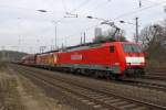 Die 189 086-2 und 189 065-6 in K�ln West am 05,03,11