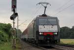 ES 64 F4-010 / E189 910NC mit Autoreisezug bei Br�hl am 24.06.2011