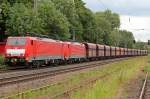 189 036-7 und 189 xxx-x mit Erzzug in Ratingen Lintorf am 19.07.2011