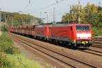 189 045-8 mit 189 xxx-x am Erzbomber in K�ln West am 24.09.2011