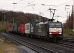 ES 64 F4-208 ERS Railways in K�ln West am 03.12.2011