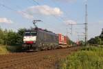 Die ES 64 F4-092 ( E 189 992-1 ) in Porz Wahn am 15,07,11