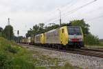 Die Lokomotion 189 903 und 189 xxx in A�ling (Oberbay) am 30,07,11 
