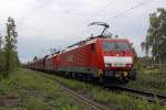 Die 189 038-3 und 189 xxx-x mit einen 4000t Erzbomber in Opladen am 11,09,11