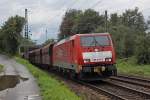 Die 189 041-7 mit einen Leeren Erzbomber in Opladen am 11,09,11