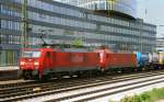 189 057-3 + 152 008-9, aufgenommen am 11.05.12, am Heimeranplatz.