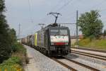 Die ES 64 F4-150 (E 189-150) und ES 64 F4-026 (189 926) in Osterm�nchen am 04,08,12
