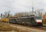 ES 64 F4-284 + ES 64 F4-280, aufgenommen am 10.11.12, in A�ling.