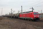 189 058-1 mit KeWa bei Porz(Rhein) am 25.03.2013