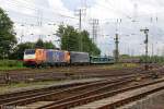 Die HUSA ES 64 F4-996 ( 189 096 ) und ES 64 F4-990 ( 189 090 ) in Koblenz L�tzel am 27.06.2013