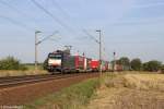 Die ES 64 F4-213 (189 213) in V�hrum am 24.08.2013