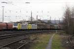 Die ES 64 F4-096 (189 996) und ES 64 F4-095 (189 995) in Koblenz L�tzel am 05.02.2014