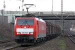 Die 189 038-3 in Oberhausen Sterkrade am 06,03,10