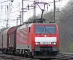 189 046-4 bei der Einfahrt in Gremberg Gbf.