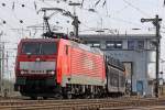 Die 189 072-2 (GZ 1000) in Gremberg am 07,04,10
