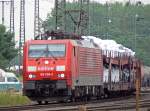 189 056-5 mit einem Audizug in Gremberg am 29.06.2010