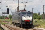 Die ES 64 F4-034 (189 934) in Gro�korbetha am 06,07,10