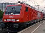 WLE 81 aka 189 801 mit dem M�ller Touristik Partyzug aus Wismar in K�ln Hbf am 19.09.2010